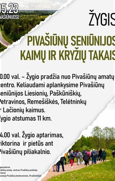 Pivašiūnų seniūnijos kaimų ir kryžių takais