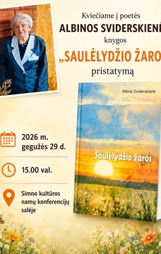 Albinos Sviderskienės knygos pristatymas