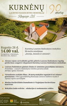 Kurnėnų Lauryno Radziukyno mokyklai 90 metų