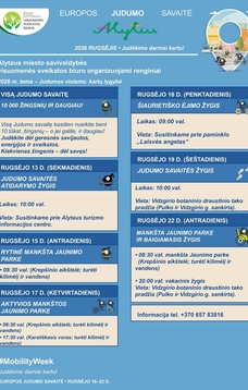 Europos judumo savaitė Alytuje