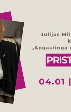 Julijos Miliūtės romano „Apgaulinga gyvenimo moneta“ pristatymas