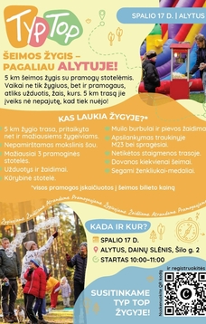 „TYP TOP“ pramoginis šeimų žygis