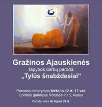 Exhibition of paintings by Gražina Aajauskienė "Quiet Whispers"