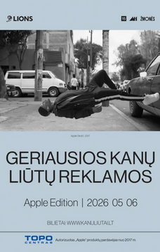 GERIAUSIOS KANŲ LIŪTŲ REKLAMOS. APPLE EDITION