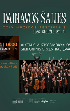 XXIV Dainavos šalies muzikos festivalis | Alytaus muzikos mokyklos simfoninis orkestras SVAJONĖ