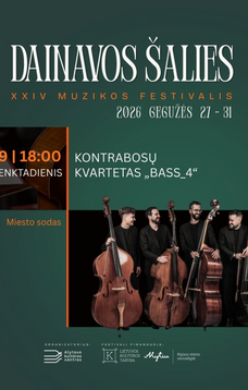 XXIV Dainavos šalies muzikos festivalis | Kontrabosų kvartetas BASS_4