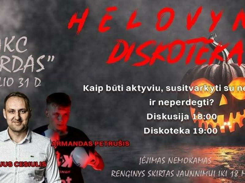 Helovyno diskoteka jaunimui