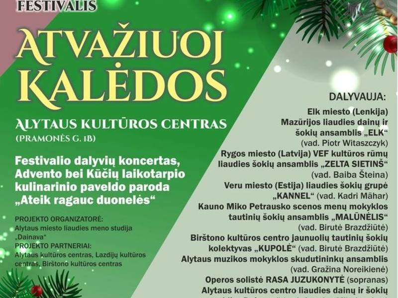 XXIII Tarptautinis liaudies meno festivalis „Atvažiuoj Kalėdos“