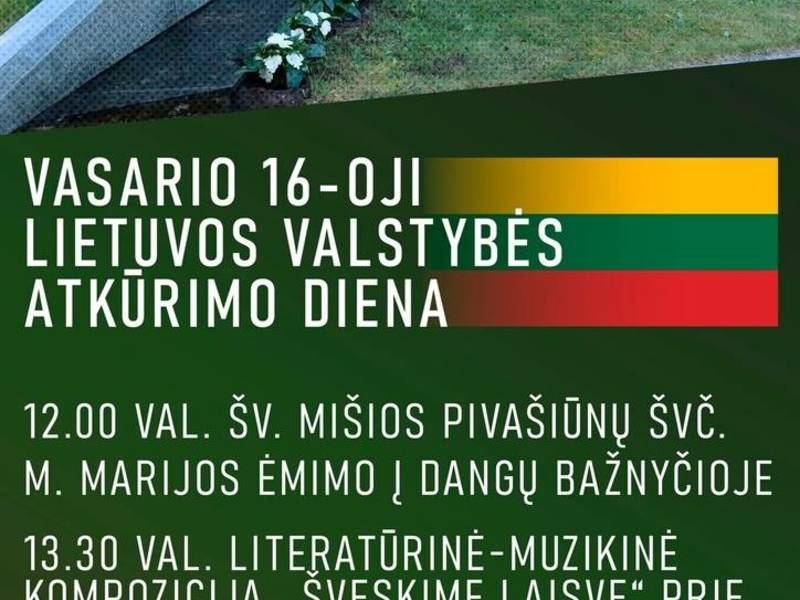 Vasario 16-oji Pivašiūnuose
