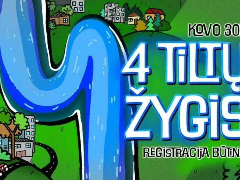 Keturių tiltų žygis Alytuje