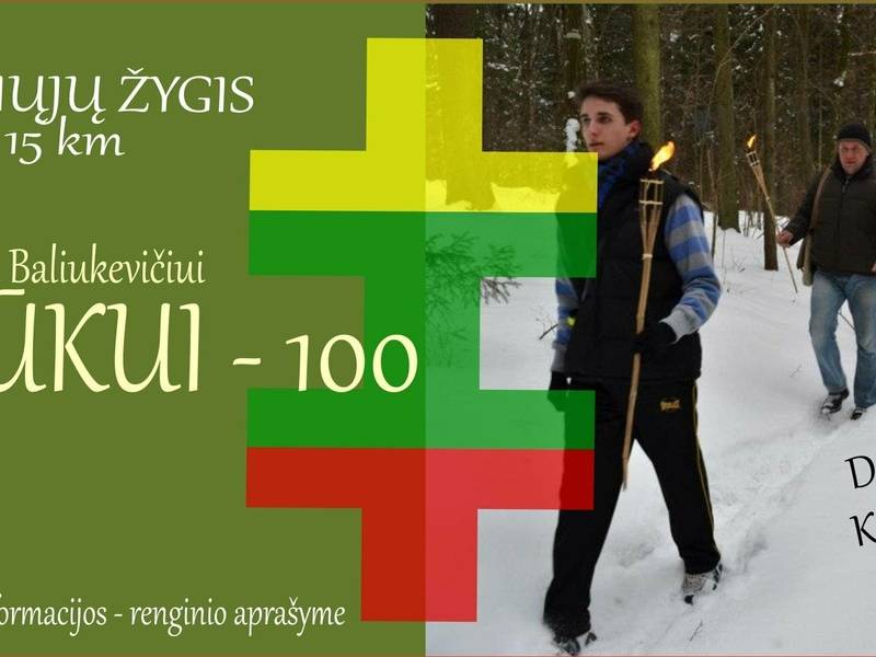 Kovo 11-osios žygis „Dzūkui–100“