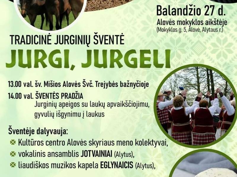 Tradicinė Jurginių šventė „Jurgi, Jurgeli“