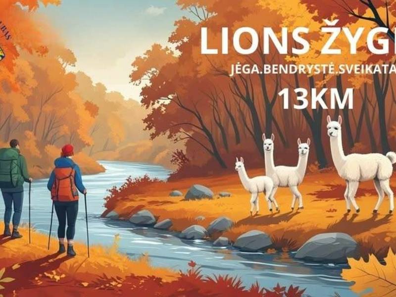 LIONS Žygis:Jėga.Bendrystė.Sveikata.