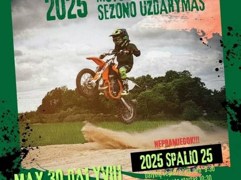 2025 Motokroso šventė- sezono uždarymas