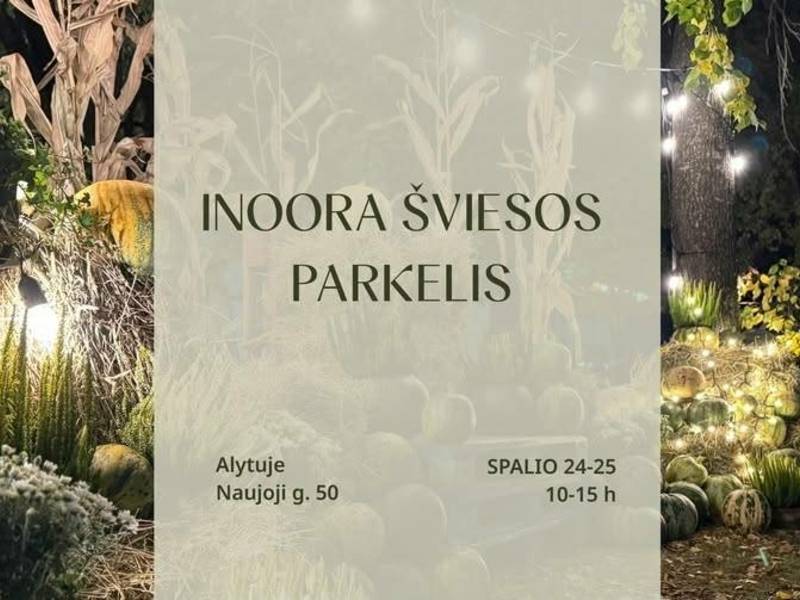 INOORA šviesos parkelis