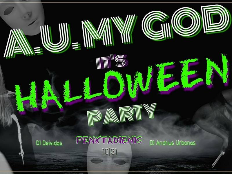 A.U. MY GOD it's HALLOWEEN party! 