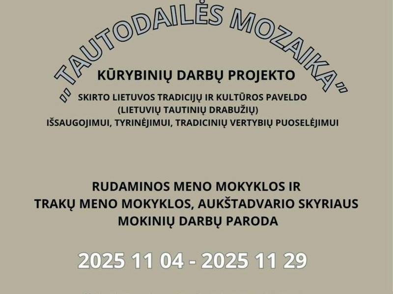 Paroda „Tautodailės mozaika“