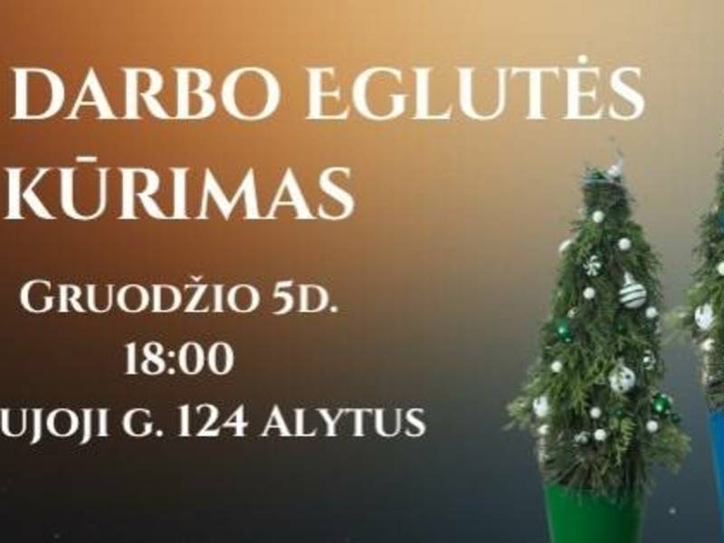 Rankų darbo eglutės kūrimas