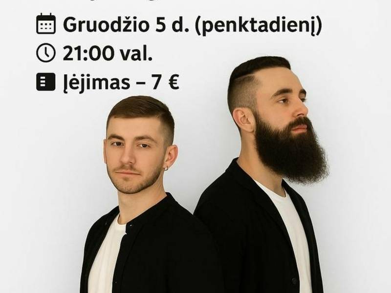 Kavinė ,,Pušis“ pristato grupę ,,Tuoj“