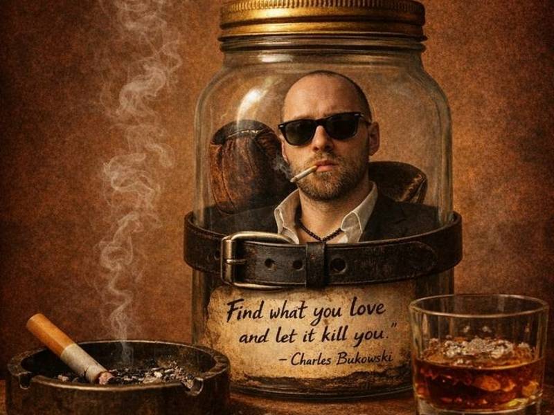 Tomo Pukio performansas „Bukowskis ir kitos beprotybės istorijos“