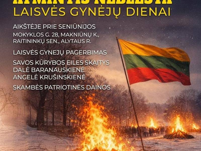 Laisvės gynėjų dienos 35-ųjų metinių minėjimas „Atmintis neblėsta prie laužo“