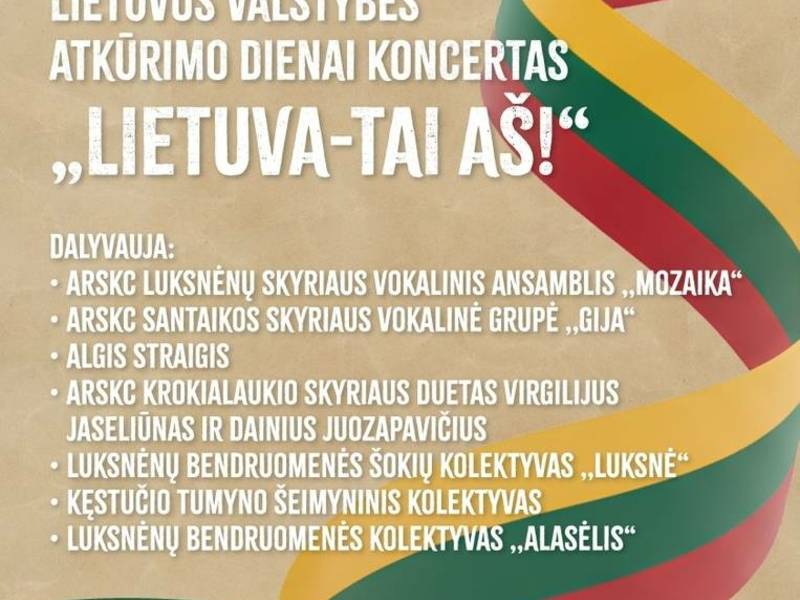 Lietuva – tai aš!