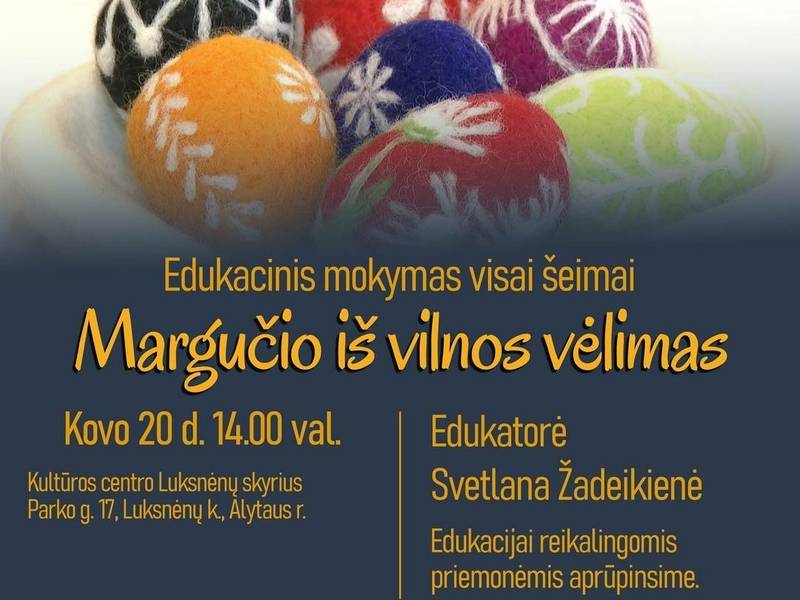 Margučio iš vilnos vėlimas