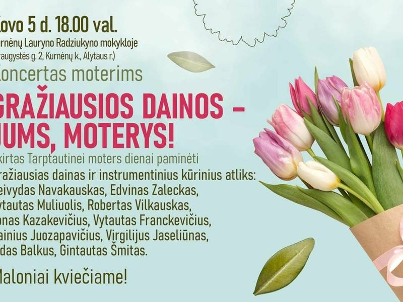 Gražiausios dainos – Jums, moterys!