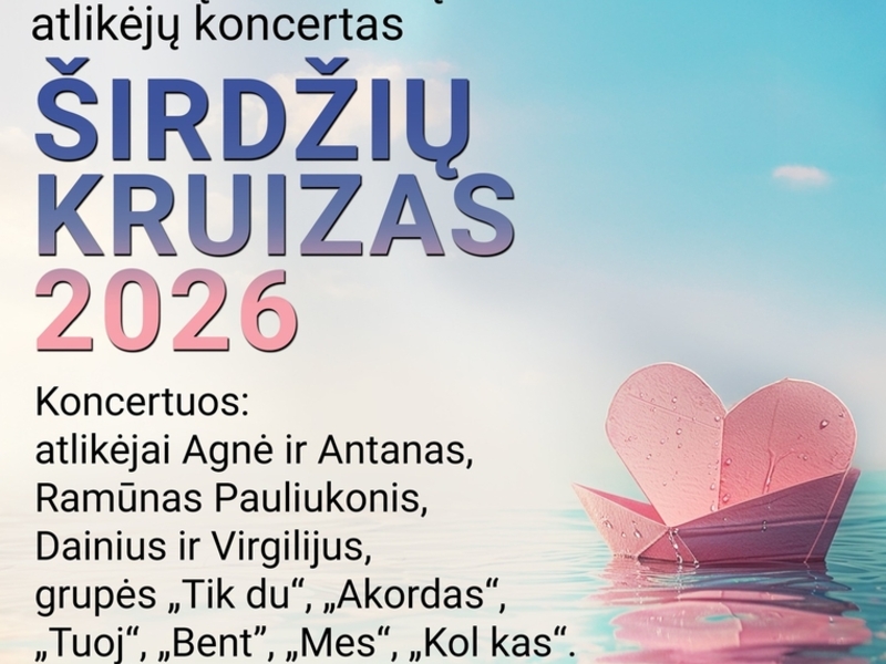 Širdžių kruizas 2026