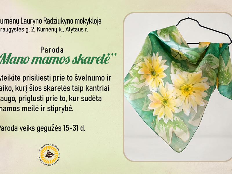 Mano mamos skarelė