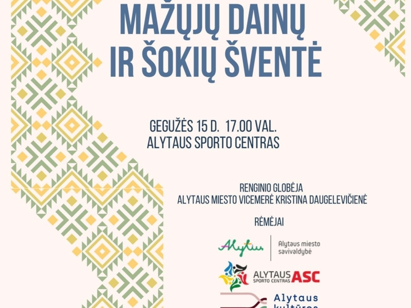 Mažųjų dainų ir šokių šventė