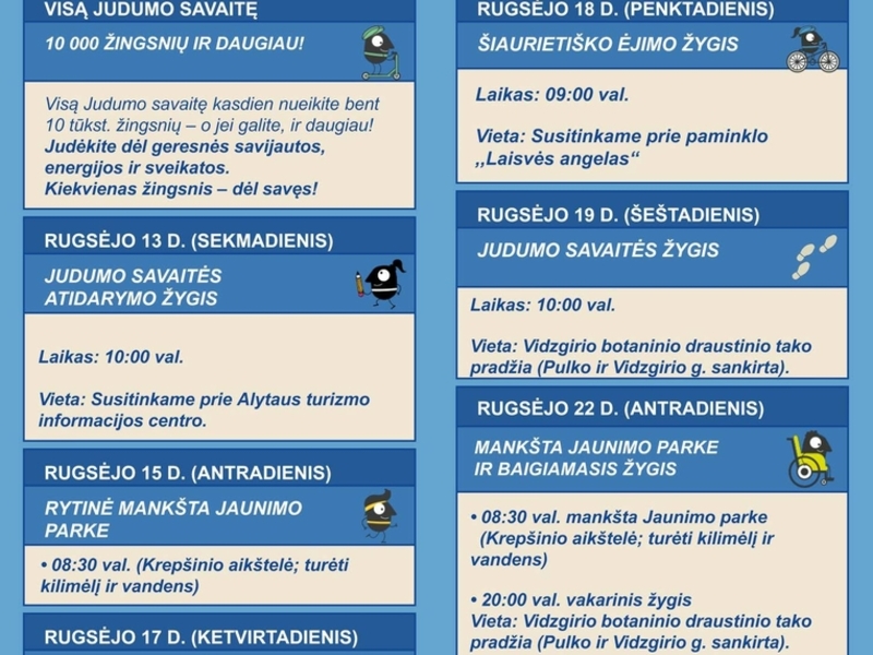 Europos judumo savaitė Alytuje