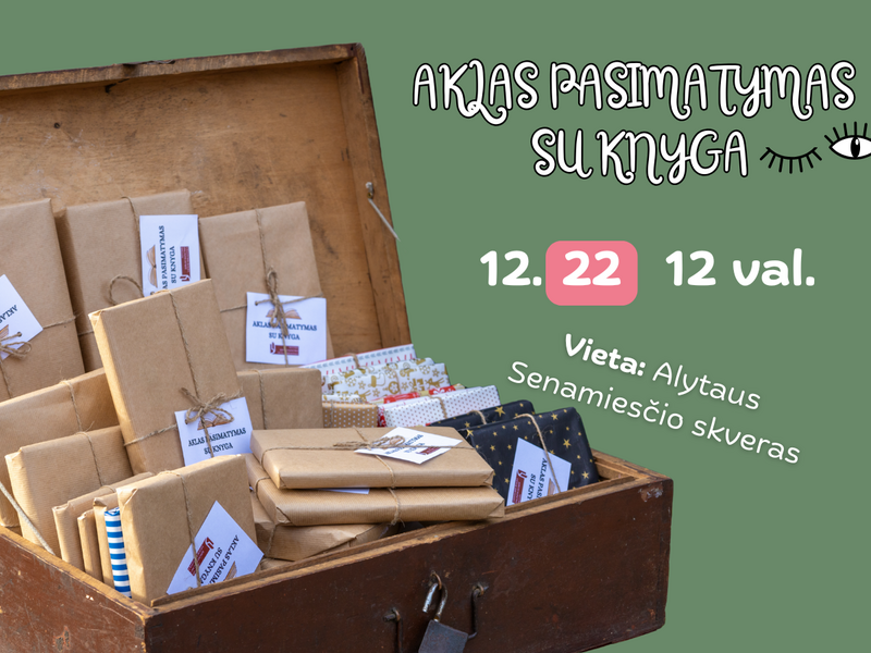 Aklą pasimatymą su knyga