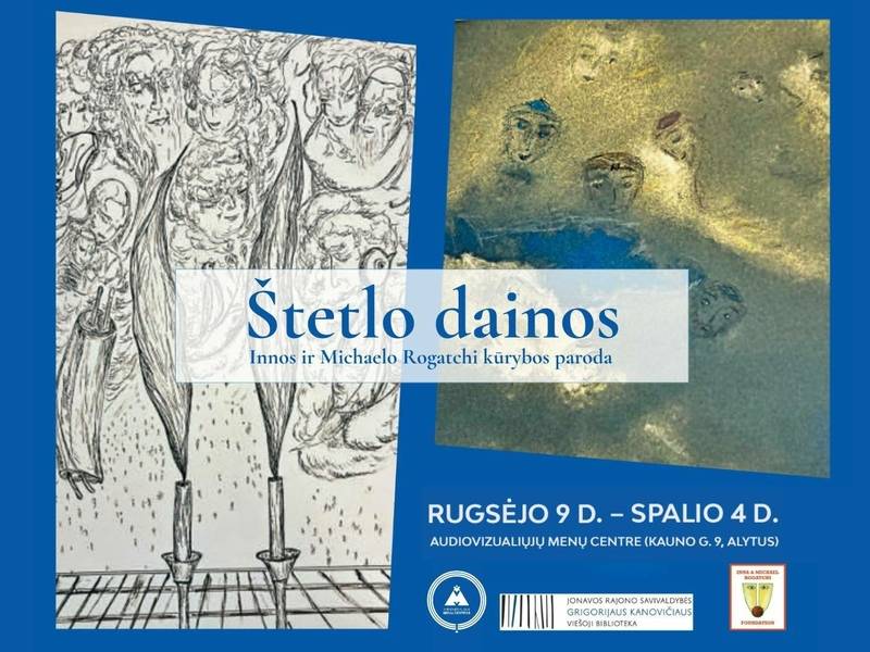 Innos ir Michaelo Rogatchi kūrybos parodos ,,Štetlo dainos'' pristatymas
