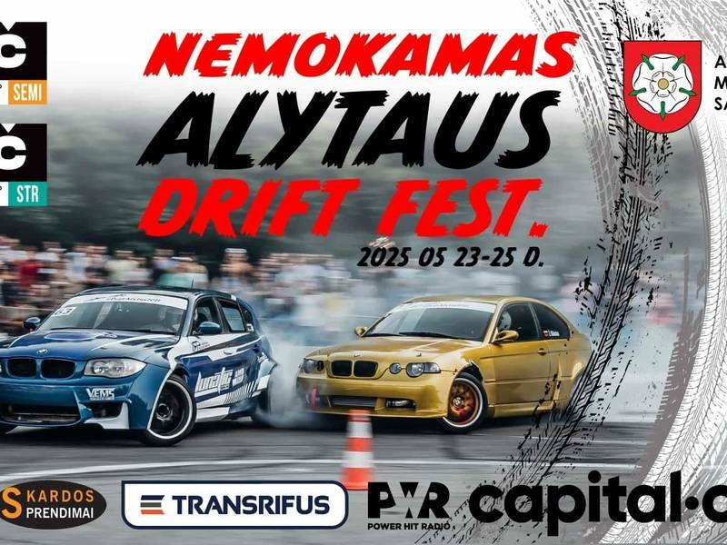 Alytaus Drift Fest-Nemokama Žiūrovams