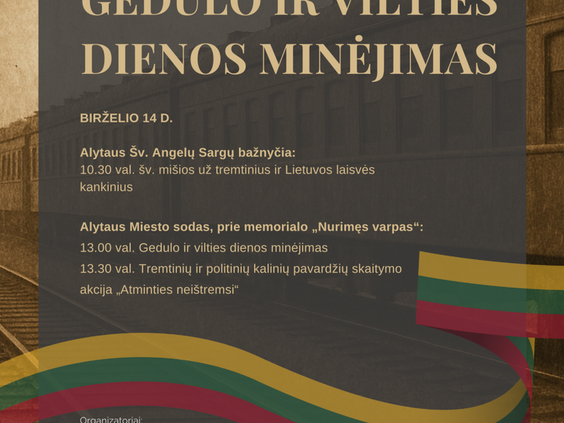 Gedulo ir Vilties dienos minėjimas