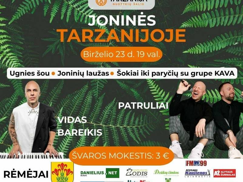 Joninės iki paryčių Tarzanijoje
