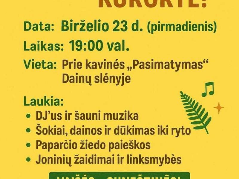 Joninės Kurorte !
