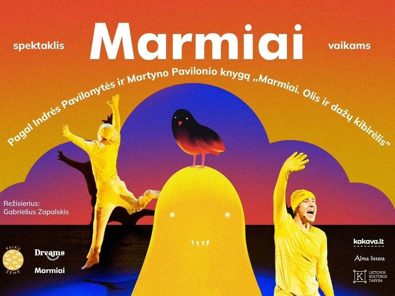 MARMIAI – muzikinis spektaklis vaikams ,,Olis ir dažų kibirėlis”