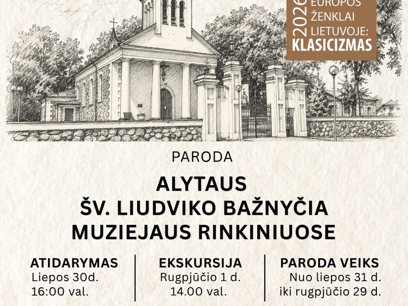 Paroda „Alytaus Šv. Liudviko bažnyčia muziejaus rinkiniuose“