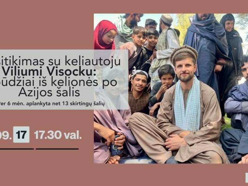 Susitikimas su keliautoju Viliumi Visocku