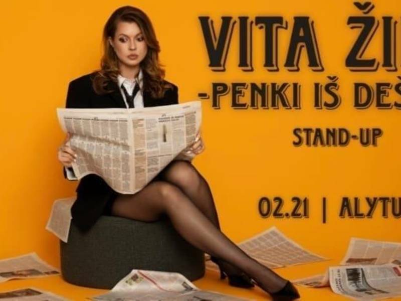 VITA ŽIBA STAND-UP „5 iš 10“