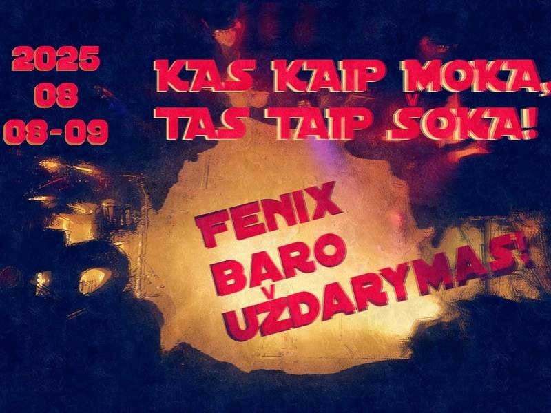 Kas kaip moka - tas taip šoka! Fenikso uždarymas
