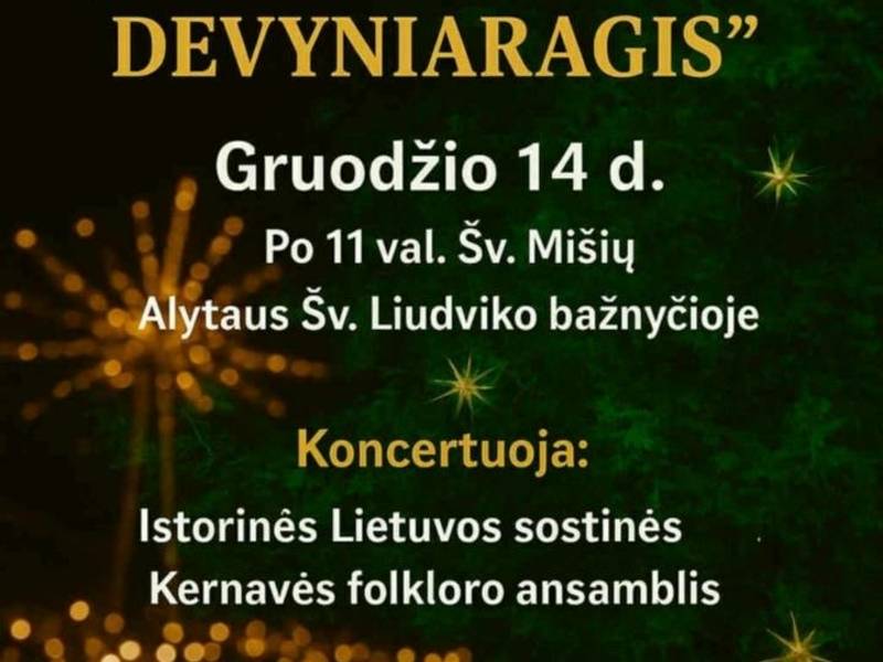 Folkloro ansamblio „Medgrinda“ koncertas „Atbėga elnias devynragis“