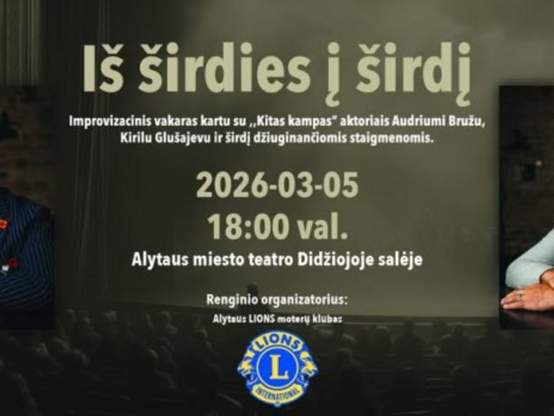 „Iš širdies į širdį“