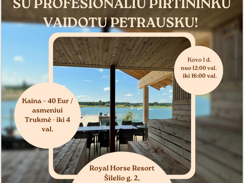 Pirties ritualas du Vaidotu Petrausku