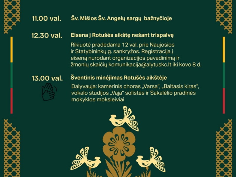 Kovo 11-oji | Lietuvos Nepriklausomybės atkūrimo diena