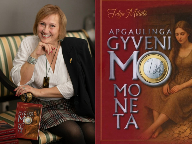 Julijos Miliūtės romano „Apgaulinga gyvenimo moneta“ pristatymas