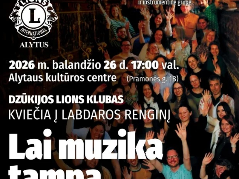 Dzūkijos LIONS klubo labdaros renginys