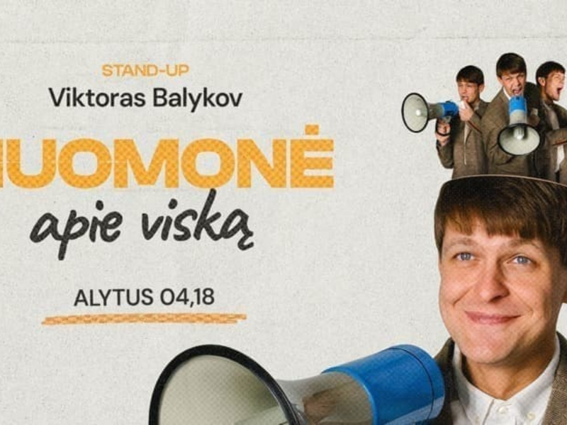 Viktoras Balykov stand-up: nuomonė apie viską!